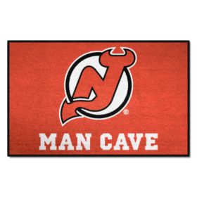 NHL - New Jersey Devils Man Cave Starter Rug 19"x30"