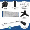 Folding Indoor & Outdoor Portable Badminton Net Set